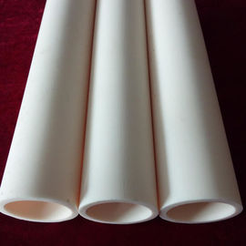 Tubo de cerámica del alúmina Al2O3 del 99.6%, tubo de cerámica del alúmina de la resistencia de desgaste